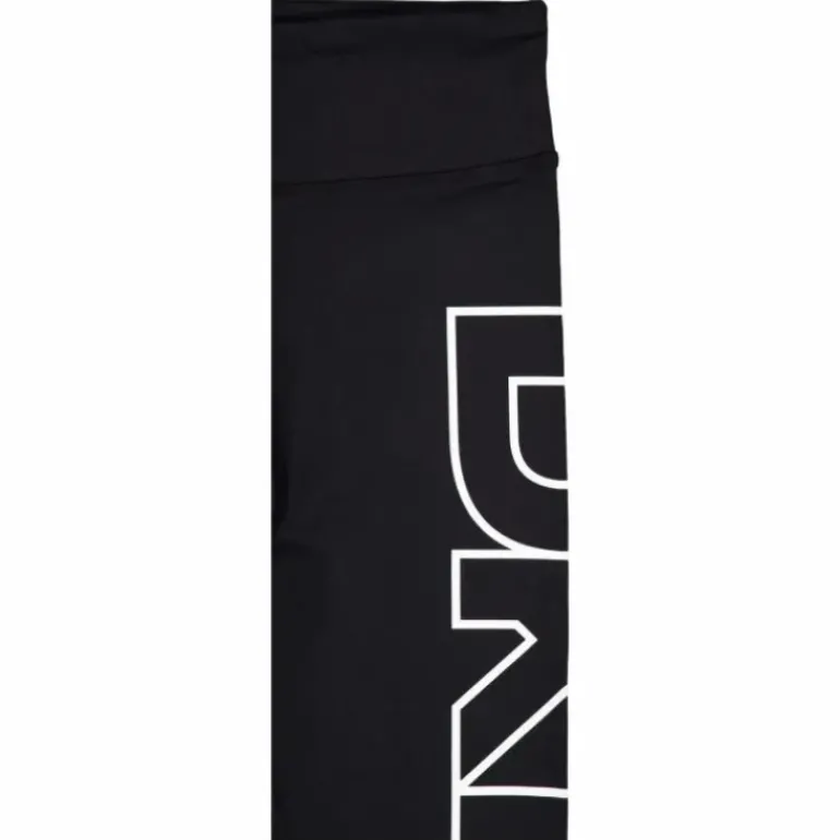 High Waist 7/8 Exploded Logo L Black/ White