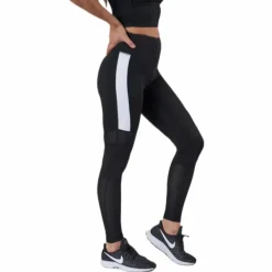 High Waist Block Tight Black