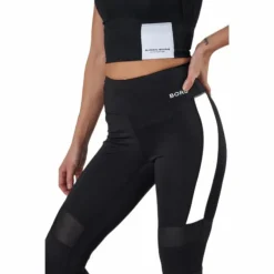 High Waist Block Tight Black