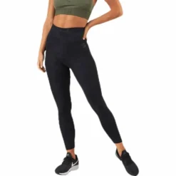 High Waist Leggings Patterned/Black