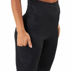 High Waist Leggings Patterned/Black