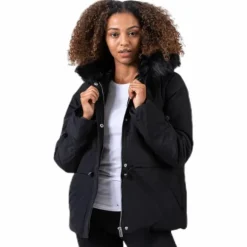 Hira Puffer Jacket Black