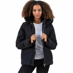 Hira Puffer Jacket Black