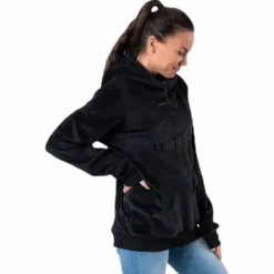 History Velvet Hood Black