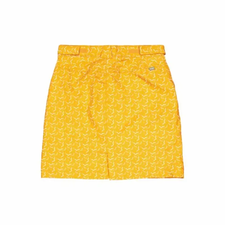Hollie Reco Skort Flame Orange Print