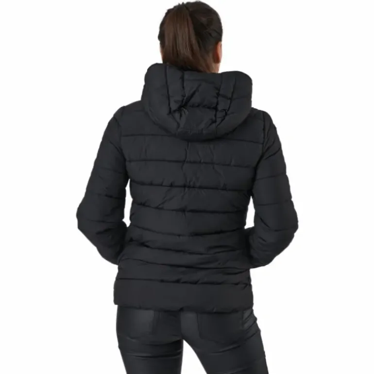 Hooded Polyfilled Jacket Black Beauty