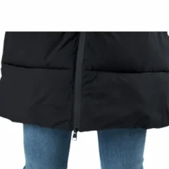 Hooded Polyfilled Jacket Black