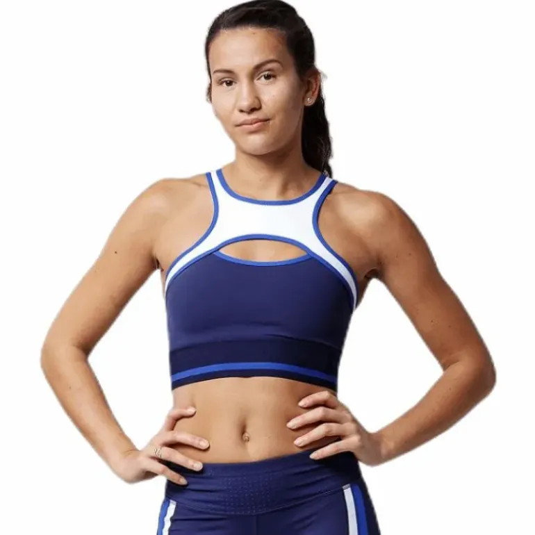 Hop Sports Bra Blue/White