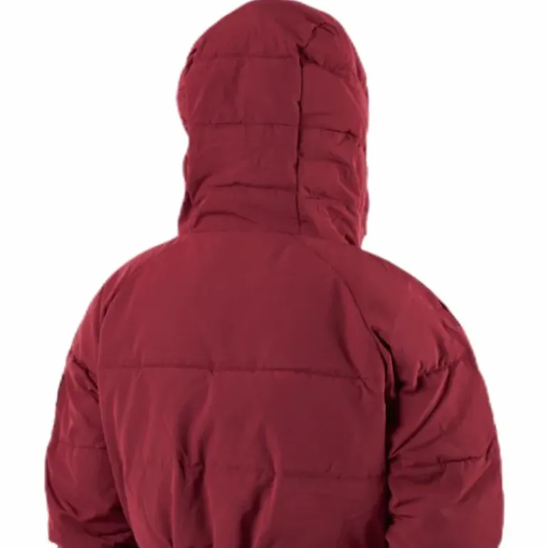 Hourglass Puffer Jacket Red