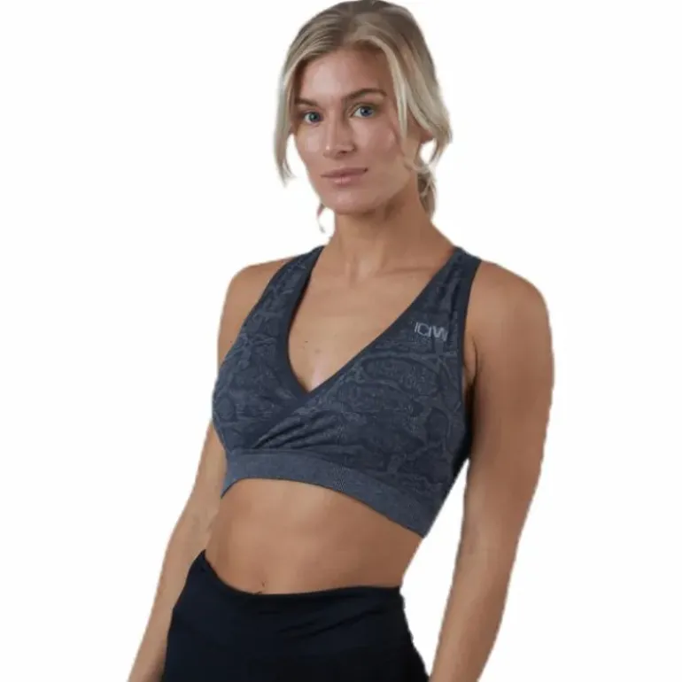 ICIW Snake Seamless Sports Bra Grey