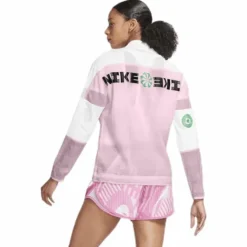 Icon Clash jacket Pink/White