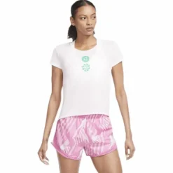 Icon Clash SS Top Pink/White