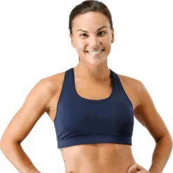 Iconic Wool Sports Bra Blue