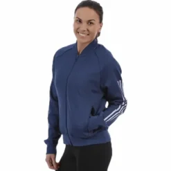 ID Knitted Bomber Jacket Blue