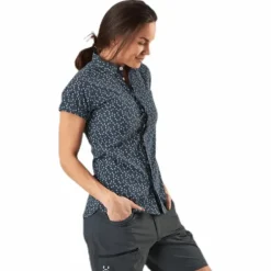 Idun SS Shirt Blue/Patterned