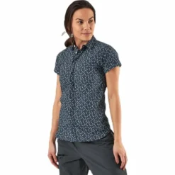 Idun SS Shirt Blue/Patterned