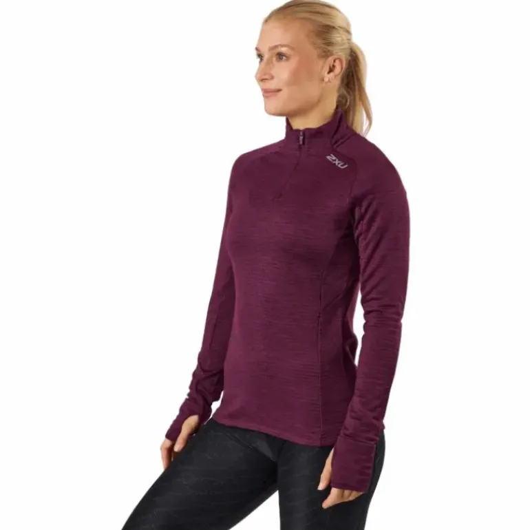 Ignition 1/4 Zip Beet/silver Reflective