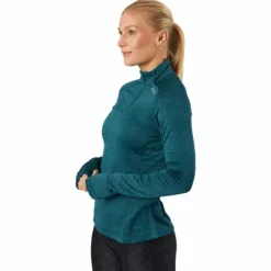 Ignition 1/4 Zip Deep Jade/silver Reflective