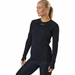 Ignition Base Layer L/s Black/silver Reflective