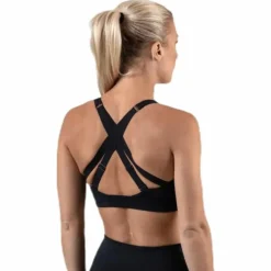 Impact Strappy Bra GRX White/Black