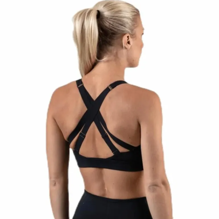 Impact Strappy Bra GRX White/Black