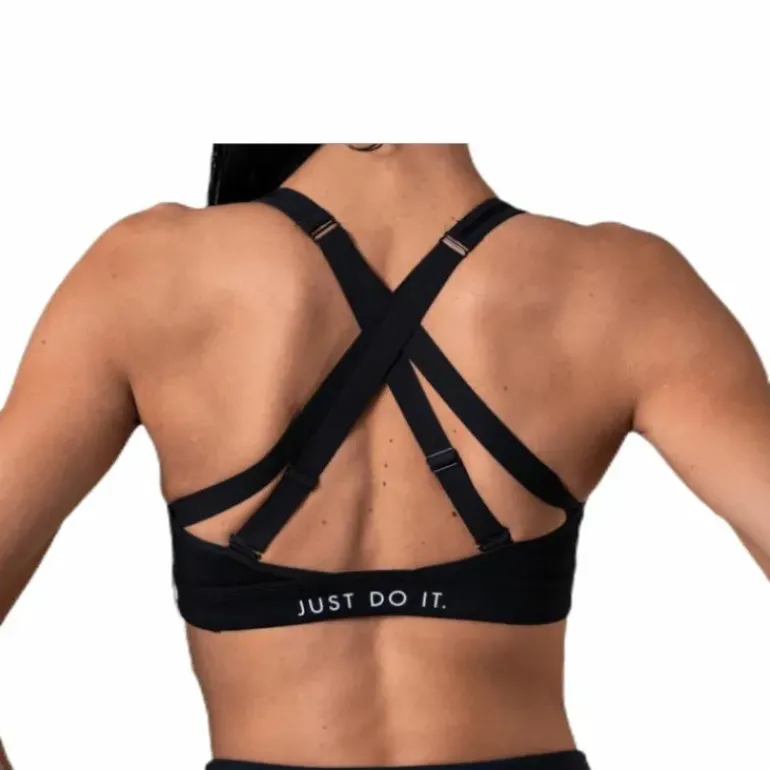 Impact Strappy Bra Grx White/Black