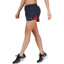 Impulse Running Shorts Grey/Red