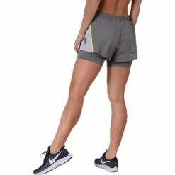 2-IN-1 Woven Shorts Grey