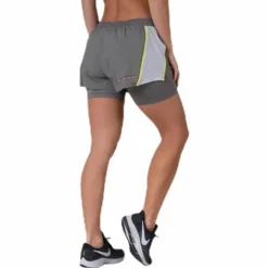 2-IN-1 Woven Shorts Grey