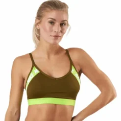 Indy Logo Bra Green