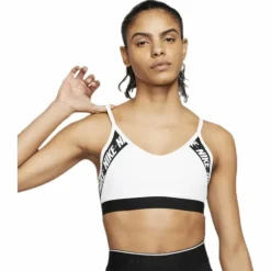 Indy Logo Bra White/Black