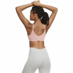 Indy Luxe Yoga Bra Novelty Pink/Beige