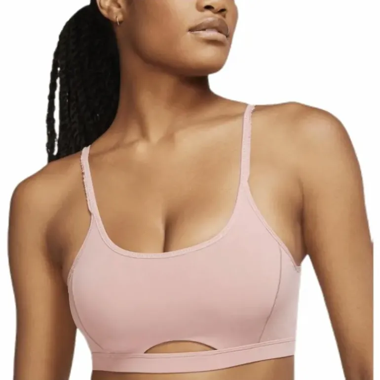 Indy Luxe Yoga Bra Novelty Pink/Beige