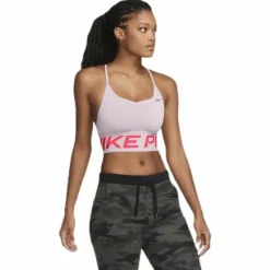 Indy Pro Long Line Bra Silver/Red