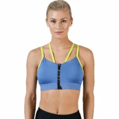 Indy Zip Bra Blue/Yellow