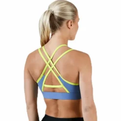 Indy Zip Bra Blue/Yellow