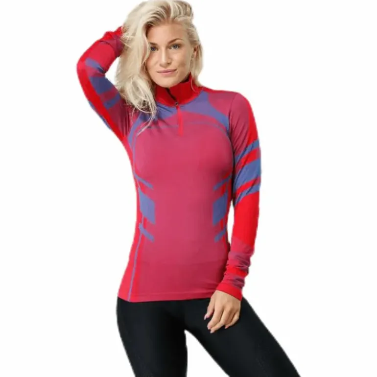 Inez Zip Red