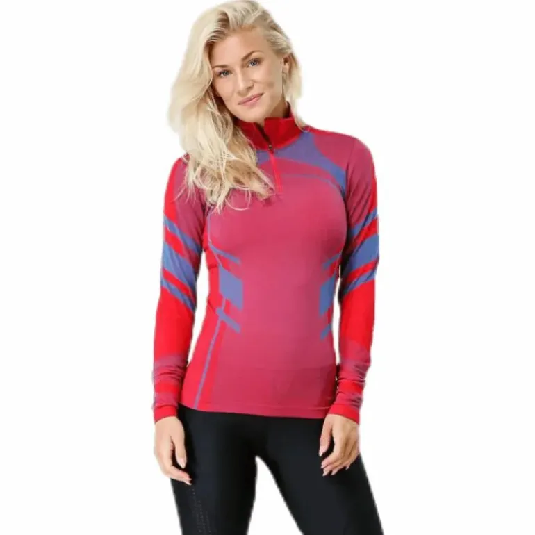 Inez Zip Red