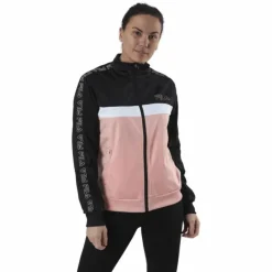 Jacoba Taped Track Jacket Pink