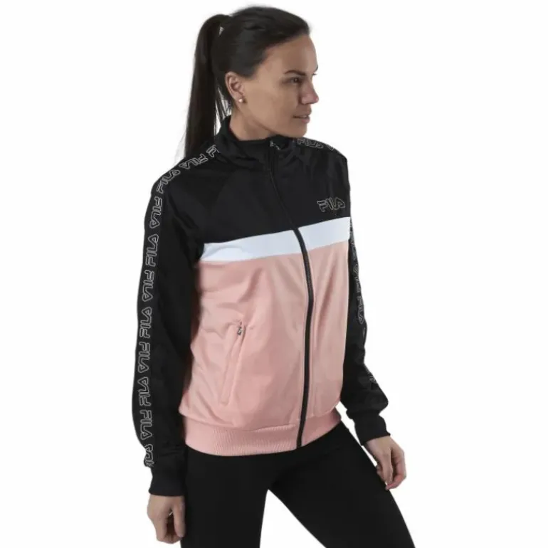 Jacoba Taped Track Jacket Pink