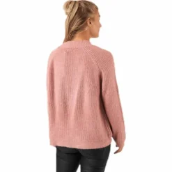 Jade L/S Pullover Knt Red