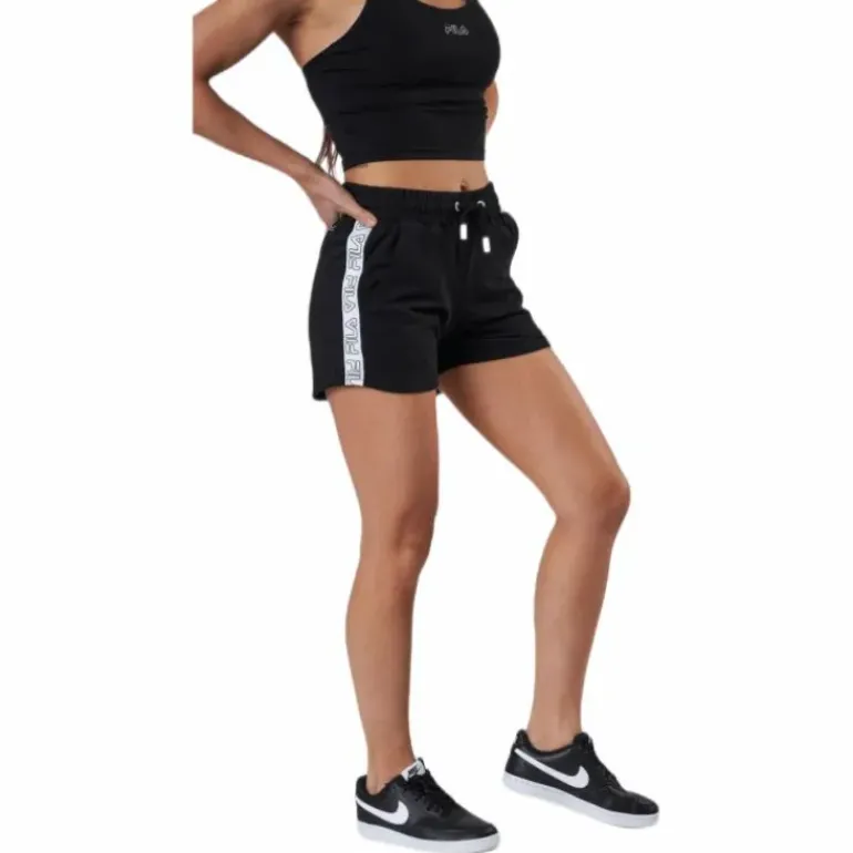 Jadiana Taped Shorts Black