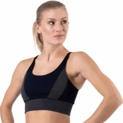 Jaquard Seamless Top Blue