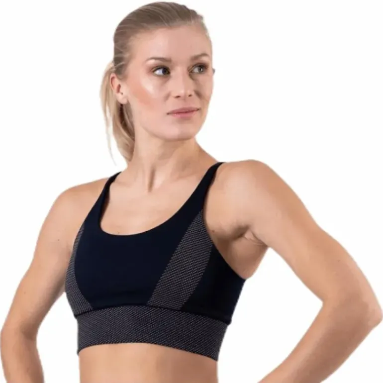 Jaquard Seamless Top Blue
