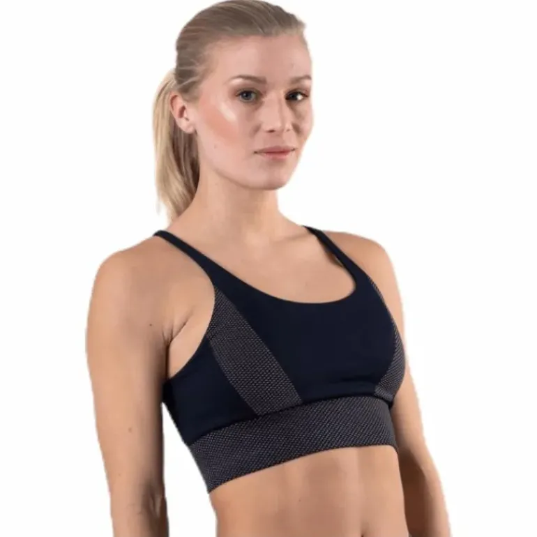 Jaquard Seamless Top Blue