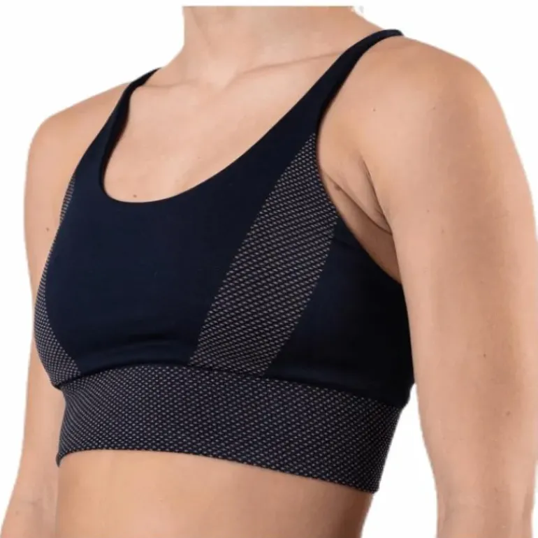 Jaquard Seamless Top Blue