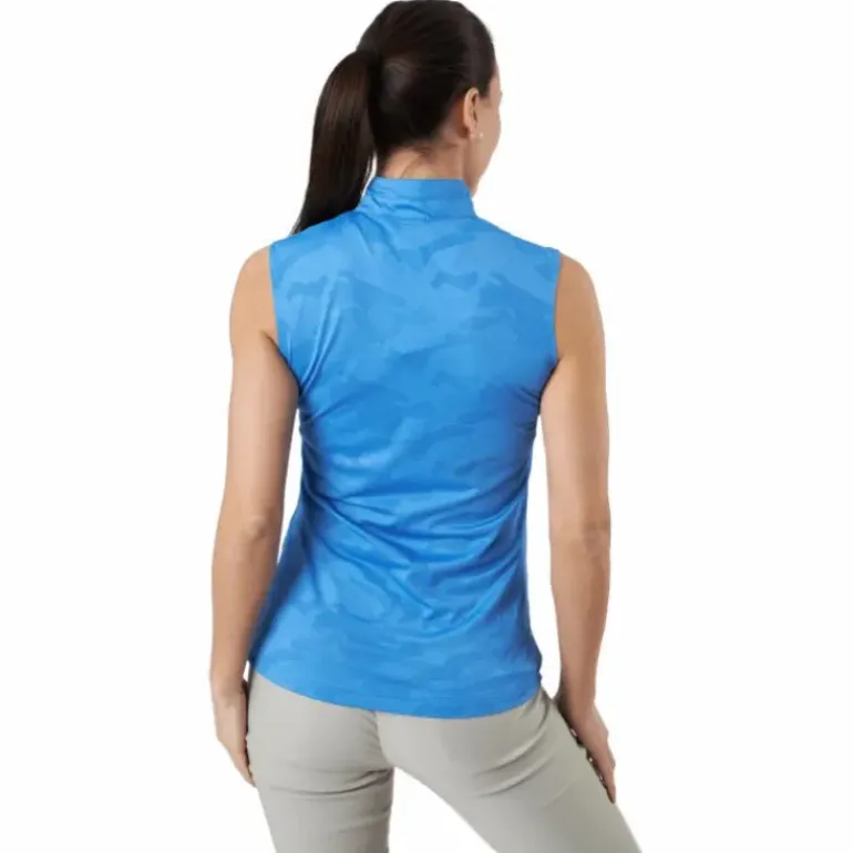Jess Ss Polo Shirt Pacific