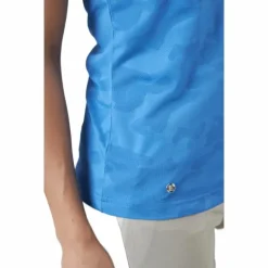 Jess Ss Polo Shirt Pacific