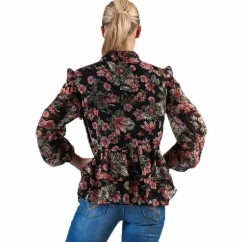 Joan Ls Top Black