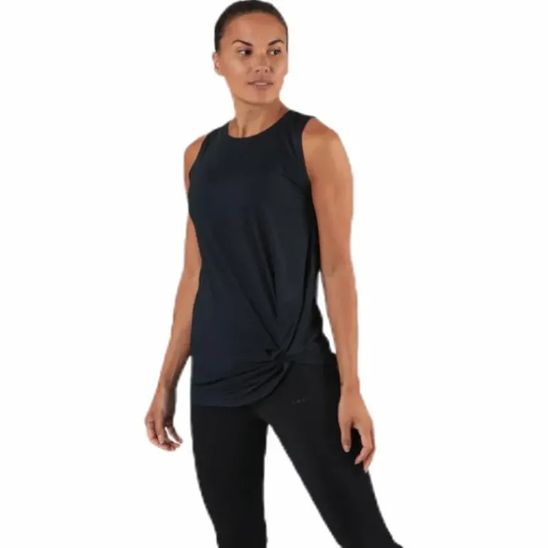 Jolie Knot Singlet Black